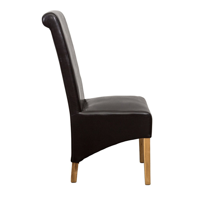 Hudson Dining Chair Brown (Pair)