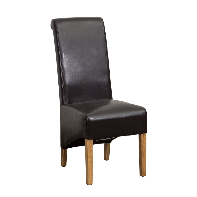 Hudson Dining Chair Brown (Pair)