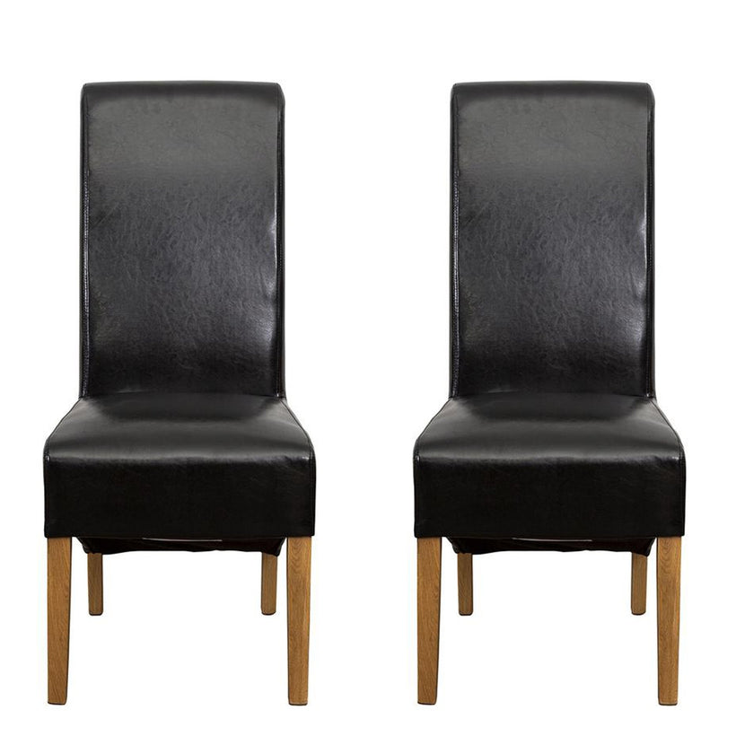 Hudson Dining Chair Black (Pair)