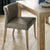 Tuscany Light Oak Low Back Upholstered Chair Black Gold Fabric (Pair)