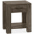 Tuscany Dark Oak Lamp Table with Drawer