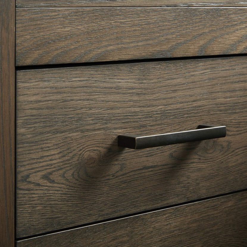 Tuscany Dark Oak Lamp Table with Drawer