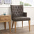 High Park Upholstered Arm Chair (Distressed Bonded Leather) (Pair)