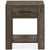 Tuscany Dark Oak Lamp Table with Drawer