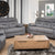 Como 2 Seater Manual Recliner