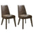 Camborne Upholstered Chair Distressed Leather (Pair)