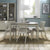Boden Low Slatted Back Chair Grey Bonded Leather (Pair)