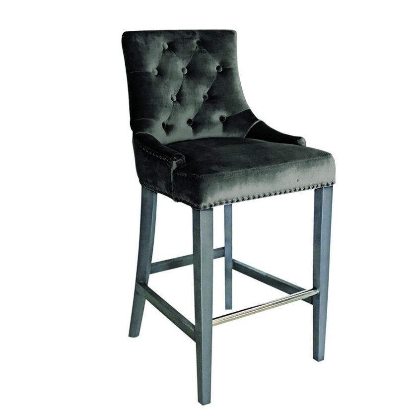 Belvedere Bar Chair (Charcoal) (Pair)