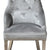 Belvedere Knockerback Dining Chair Pewter (PAIR)