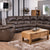Danube Corner Sofa (Manual Recliner)