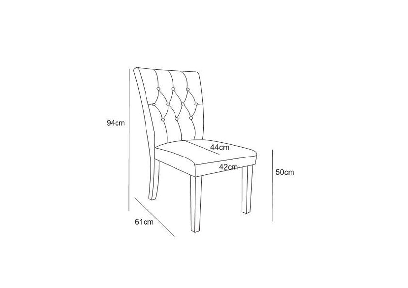 Diamond Dining Chairs (Pair)