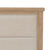 Horus Bed with Fabric Headboard and Drawer Footboard Set