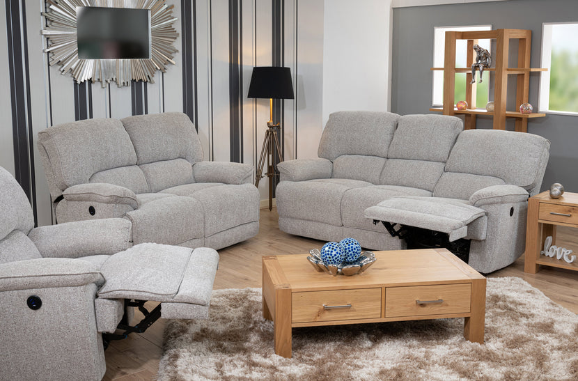 Hagen 3 Seater (Electric Recliner with USB)