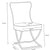 Hampton Dining Chair Velvet Grey