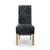 Hudson Dining Chair Baroque Charcoal (Pair)