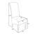 Hudson Dining Chair Baroque Charcoal (Pair)