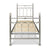 Krystal Shiny Nickel Bedframe