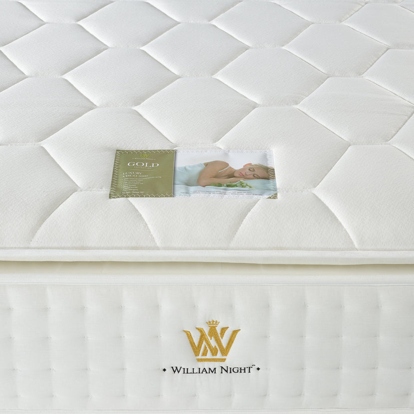 Luxury Visco 3000 Mattress Label