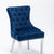 Omega Dining Chair Blue Velvet (Pair of Chairs)