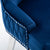 Omega Dining Chair Blue Velvet (Pair of Chairs)