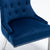 Omega Dining Chair Blue Velvet (Pair of Chairs)