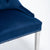 Omega Dining Chair Blue Velvet (Pair of Chairs)