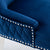 Omega Dining Chair Blue Velvet (Pair of Chairs)