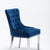 Omega Dining Chair Blue Velvet (Pair of Chairs)