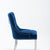 Omega Dining Chair Blue Velvet (Pair of Chairs)