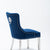 Omega Dining Chair Blue Velvet (Pair of Chairs)