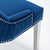 Omega Dining Chair Blue Velvet (Pair of Chairs)
