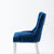 Omega Dining Chair Blue Velvet (Pair of Chairs)