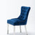 Omega Dining Chair Blue Velvet (Pair of Chairs)