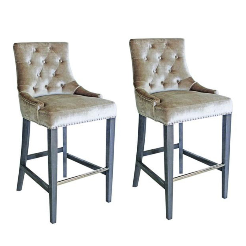 Belvedere Bar Chair (Champagne) (Pair)
