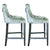 Belvedere Bar Chair (Pewter) (Pair)