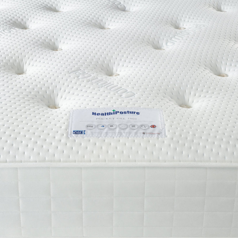 Pocket Gel 1000 Mattress Label