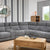 Peru Corner Sofa (Electric Recliner with USB and Lights)