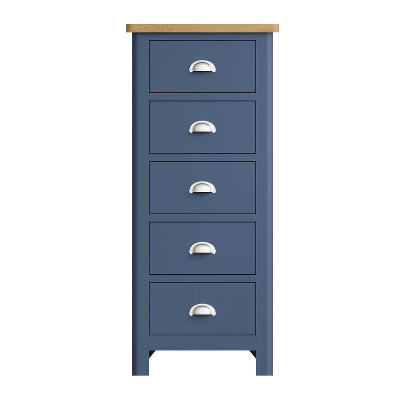 Midnight 5 Drawer Narrow Chest