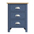 Midnight 3 Drawer Bedside