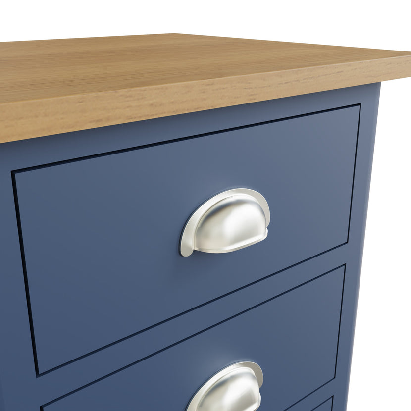 Midnight 3 Drawer Bedside