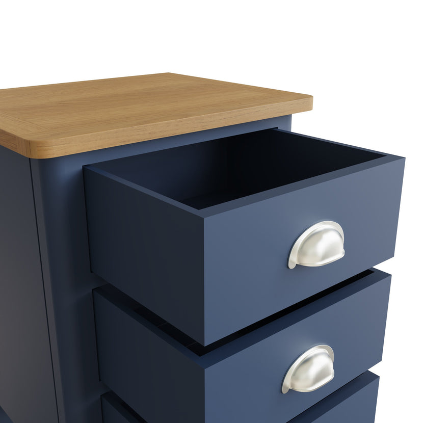 Midnight 3 Drawer Bedside