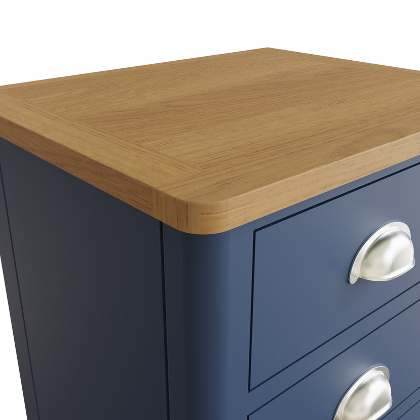 Midnight 3 Drawer Bedside