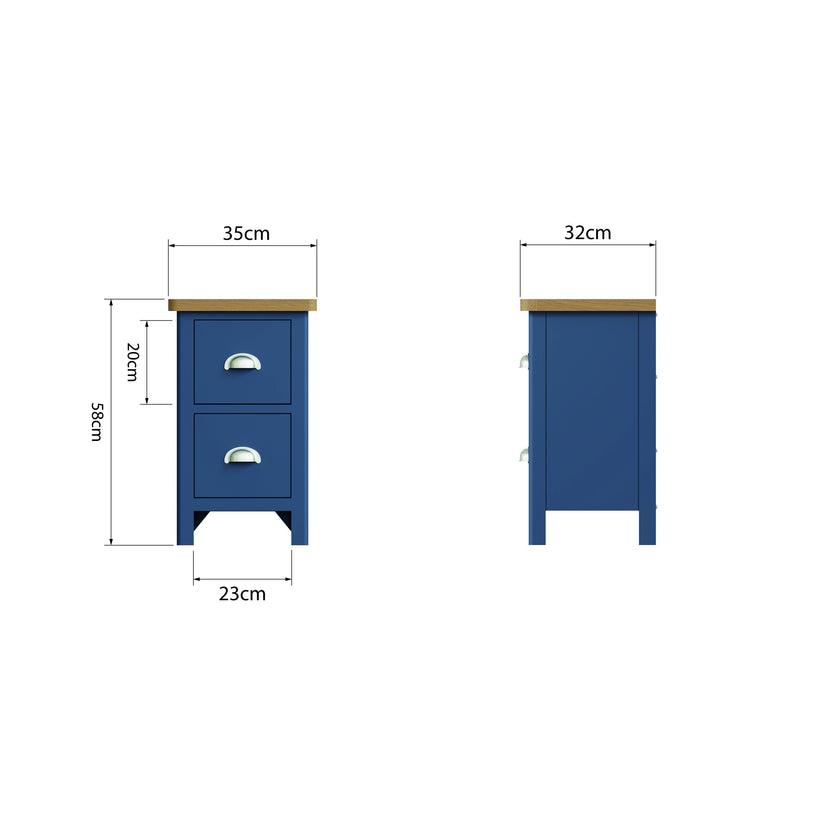 Midnight Small Bedside Cabinet