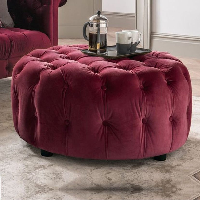 Richmond Round Footstool