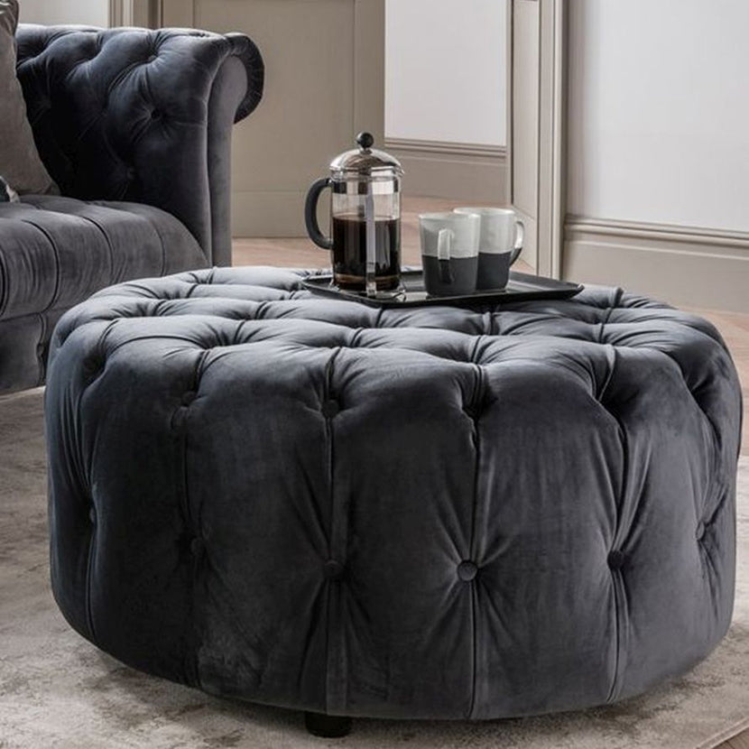 Richmond Round Footstool