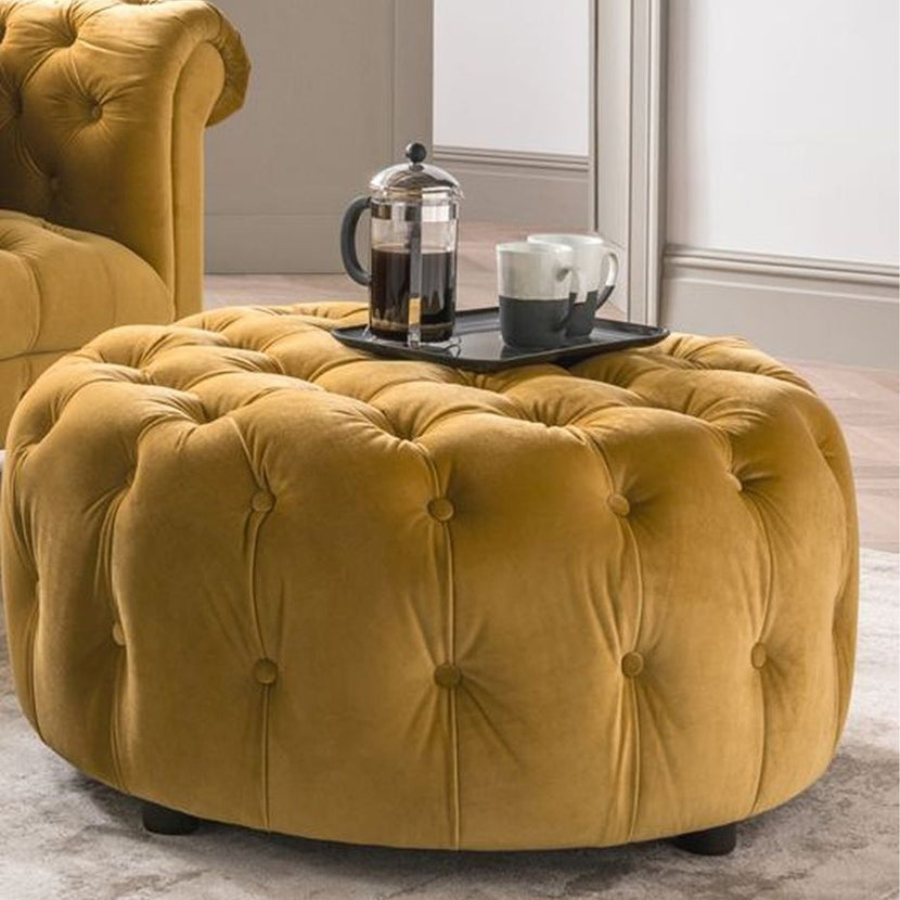 Richmond Round Footstool