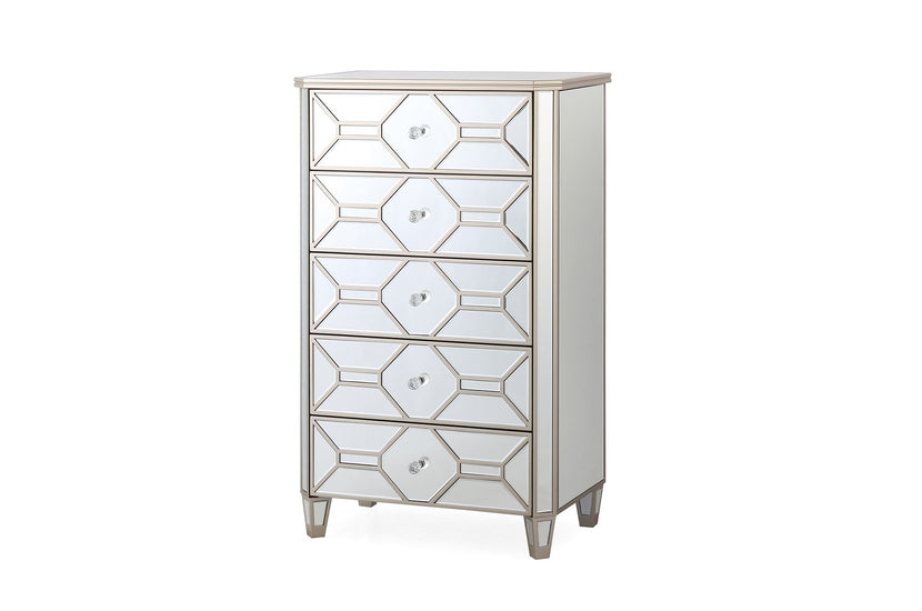 Pearl Tall 5 Drawer Chest