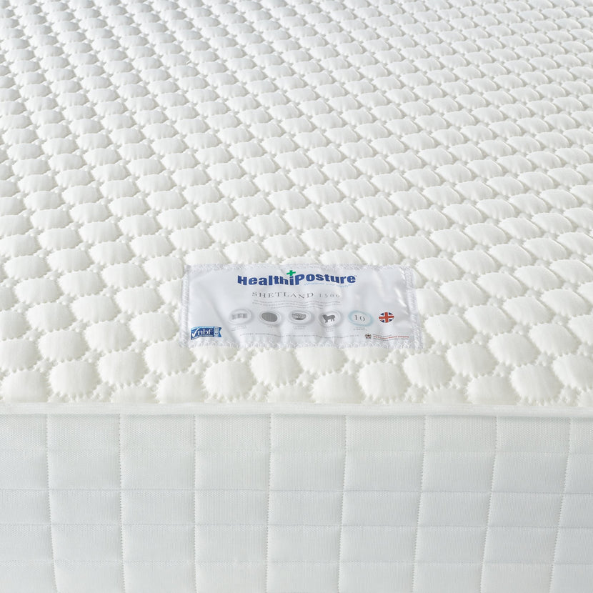 Shetland 1500 Mattress Label