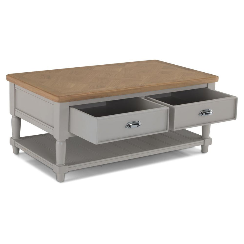 Sunbury Coffee Table With Drawers
