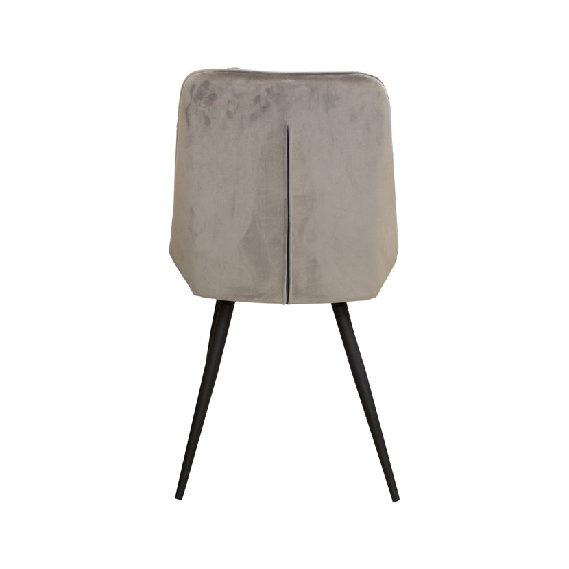 Byron Diamond Dining Chair Grey (Pair)